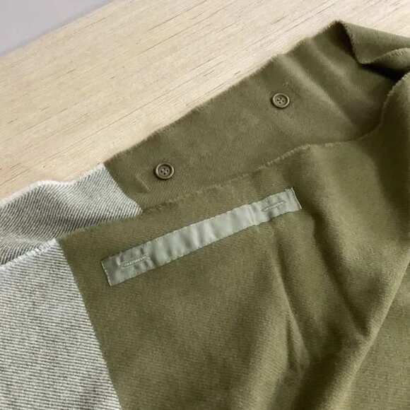 NWT Harve Bernard woven shawl with buttons - Picture 6 of 7